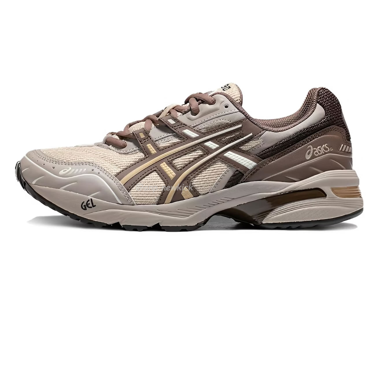 Asics Gel 1090 Grey Beige Birch French Blue White Sage Silver Cream Brown Silver Cream Gray Blue (10) - newkick.vip